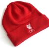 Čiapka Liverpool so znakom klubu so záhybom