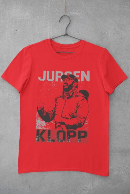 Tričko Liverpool tréner Klopp červené