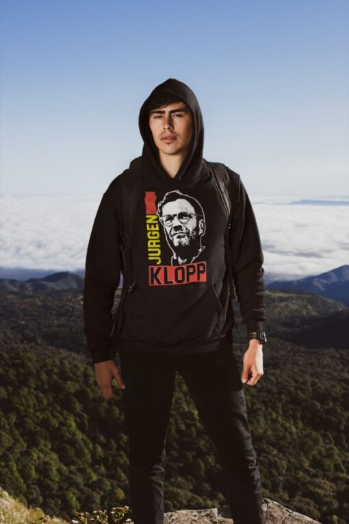 Mikina Liverpool Klopp čierna