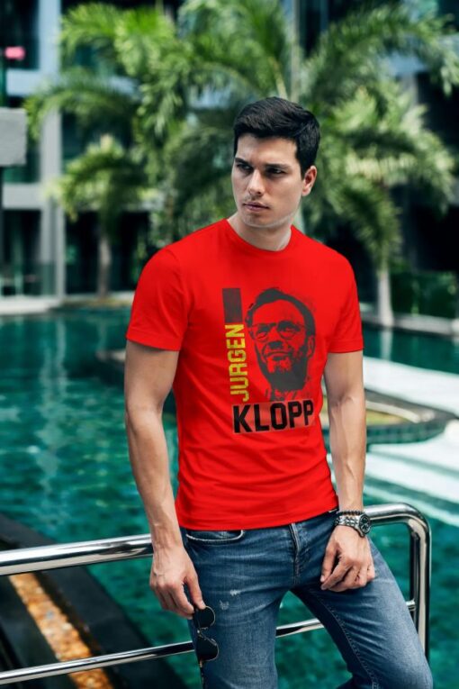 Tričko Liverpool Klopp červené