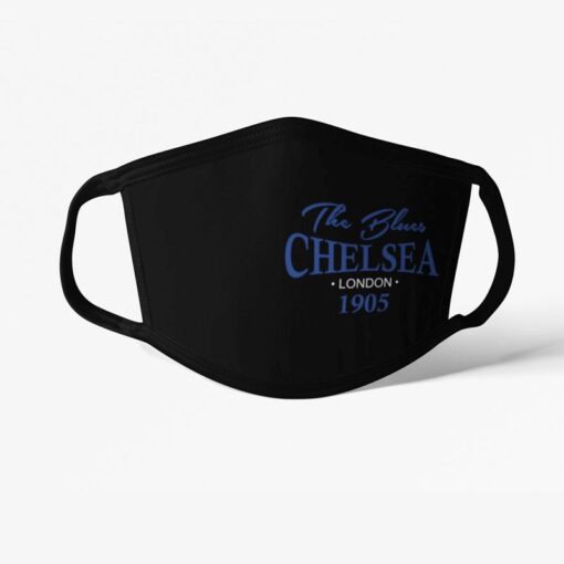 Futbalové rúško Chelsea The Blues 1905 čierne