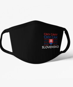 Rúško Slovensko Ciky Caky Ciky Cak čierne