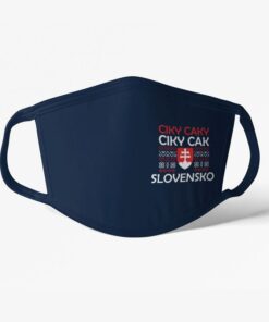 Rúško Slovensko Ciky Caky Ciky Cak tmavomodré