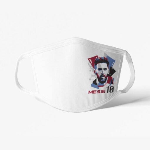Rúško Messi Barcelona biele