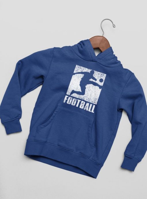 Futbalová mikina Football modrá