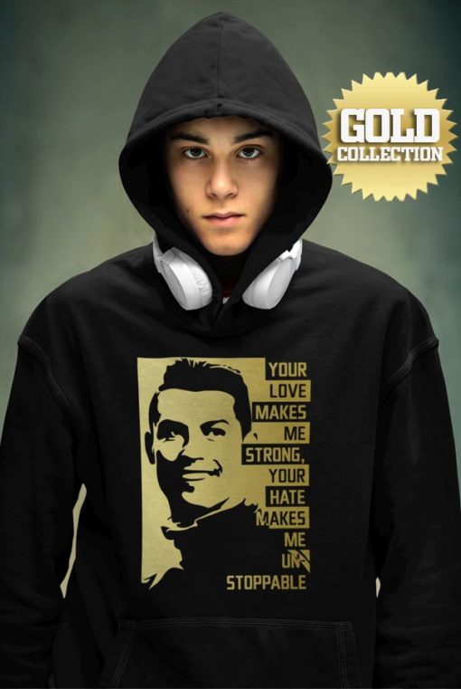 Mikina Ronaldo s mottom GOLD COLLECTION