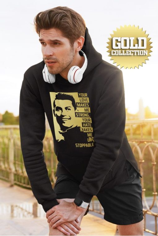 Mikina Ronaldo s mottom GOLD COLLECTION