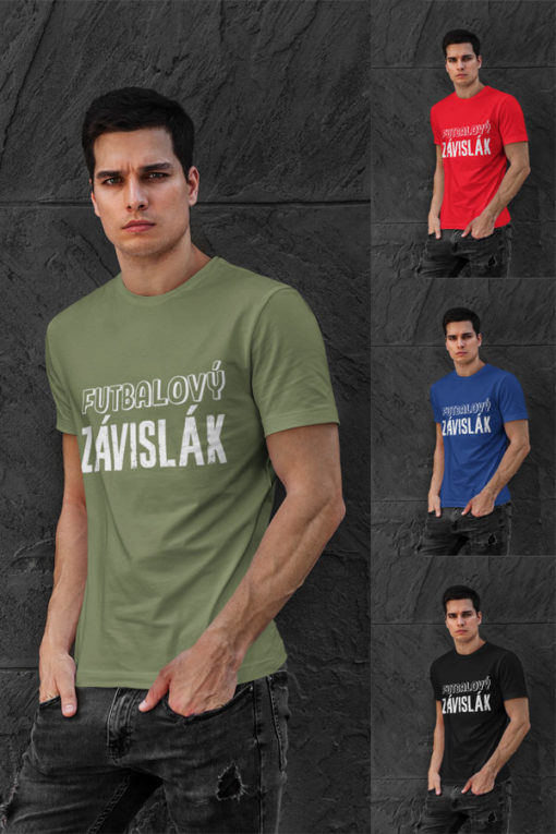 Tričko futbalový závislák pánske