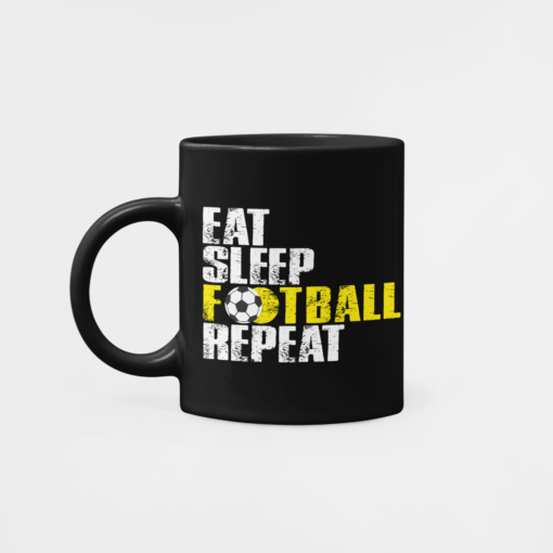 Futbalový Hrnček Eat Sleep Football Repeat