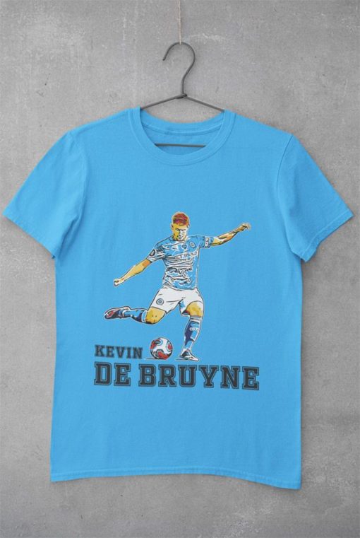 Tričko De Bruyne Manchester City modré
