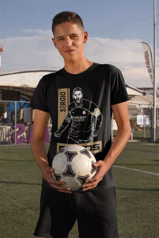 Tričko Ramos Real Madrid čierne chlapčenské