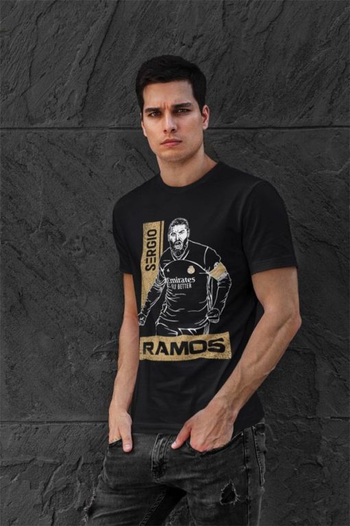 Tričko Ramos Real Madrid čierne pánske