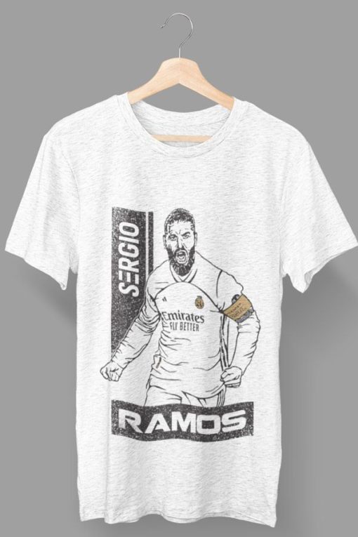 Tričko Ramos Real Madrid svetlosivé