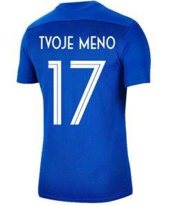 nike tricko modre zadna strana
