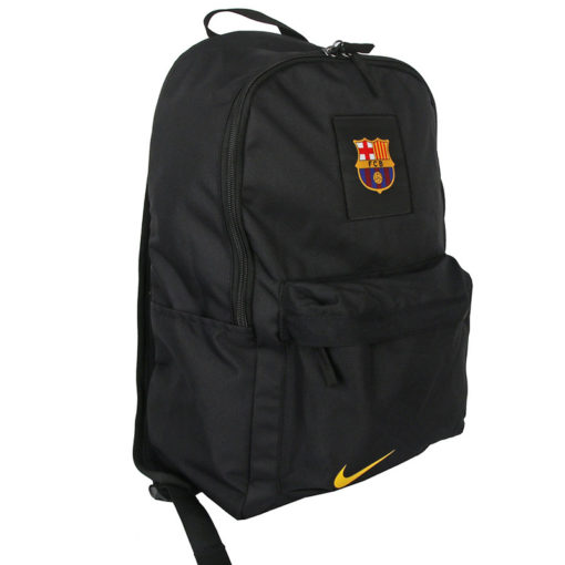 Športový batoh FC Barcelona Nike čierny bočné vrecko