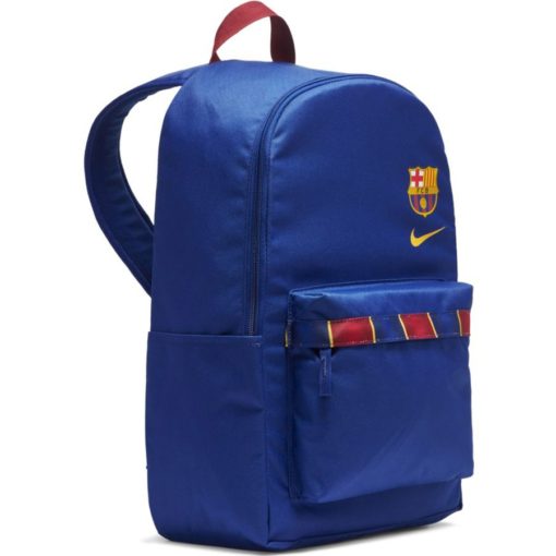 Ruksak FC Barcelona Nike modrý bočná strana