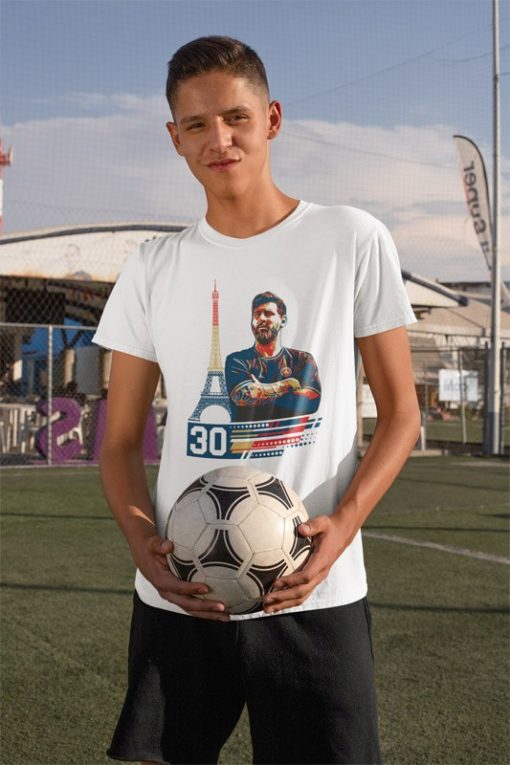 Tričko Messi 30 modré, biele a čierne - Image 4