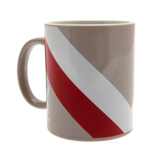 Set dvoch hrnčekov FC Liverpool Retro - béžový s pásmi