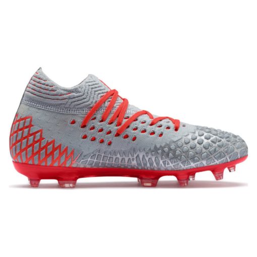 Kopačky Puma Future 4.1 Netfit FGAG Junior šedá a oranžová