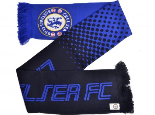 Šál Chelsea Jacquard Fade Modrý