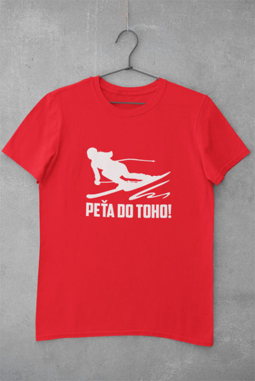 Tričko PEŤA DO TOHO červené