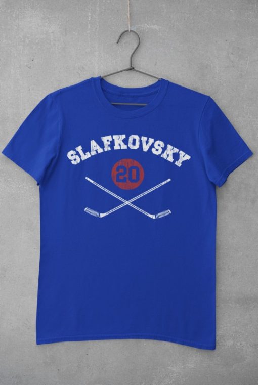 Hokejové Tričko Slafkovsky modré