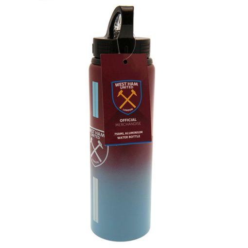 flasa west ham aluminium modro bordova