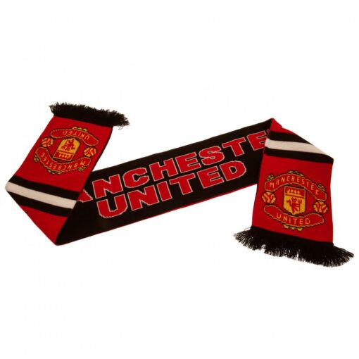 Šál Manchester United červeno-čierny s logom