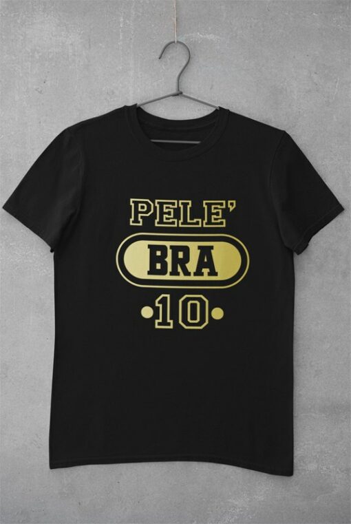 Tričko Pelé Brazilía 10 čierne