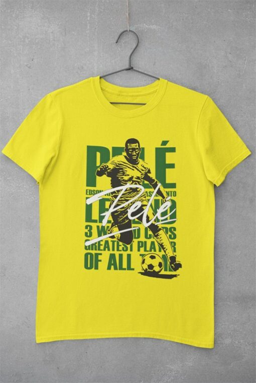 Tričko Pelé Legend žlté