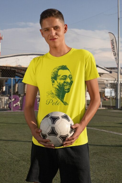 Tričko Pelé žlté chlapčenské