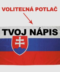 vlajka slovensko s potlačou