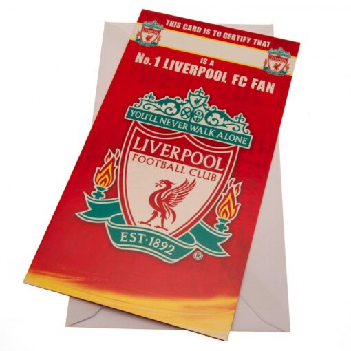 Narodeninová karta Liverpool Fan