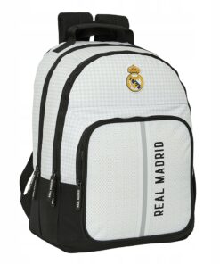 Ruksak Real Madrid biely s logom 42 cm