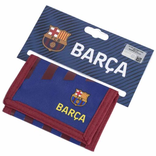 Peňaženka FC Barcelona s logom na suchý zips