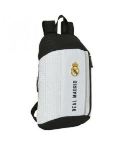 Mini batoh Real Madrid biely s logom 39cm