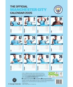 Kalendár Manchester City 2025-zoznam