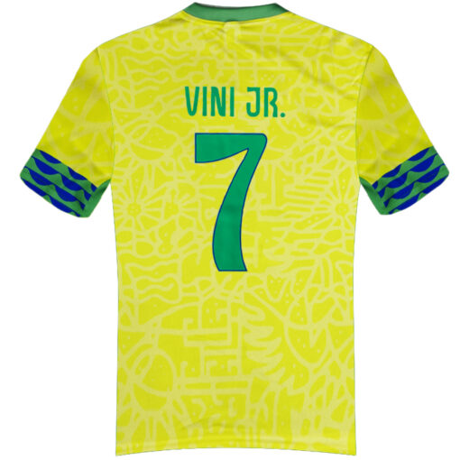 Detský dres Vini Jr Brazília 2025 meno a číslo