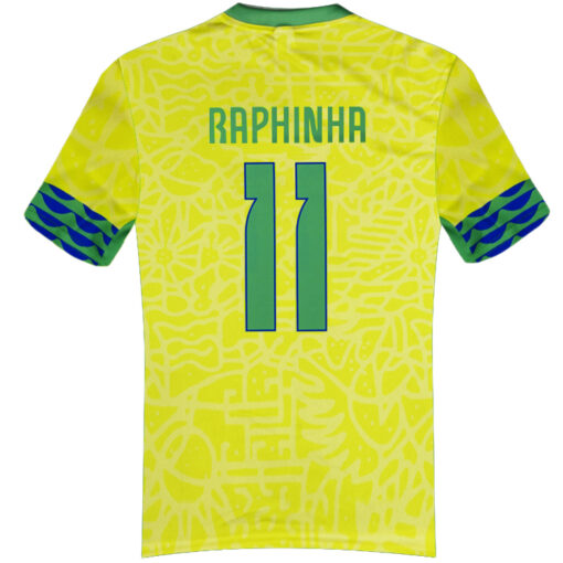 Detský dres Raphinha Brazília 2025 - meno a číslo